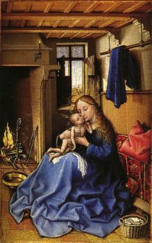 羅伯特 康平 Virgin and Child in an Interior 羅伯特 康平 Virgin and Child in an Interior